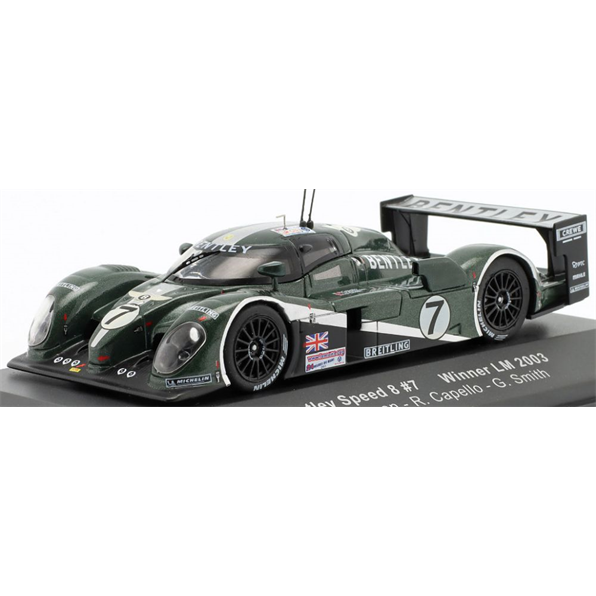 Bentley Speed 8 #7 Winner 24h Le Mans 2003 Kristensen/Capello/Smith 1:43 Scale