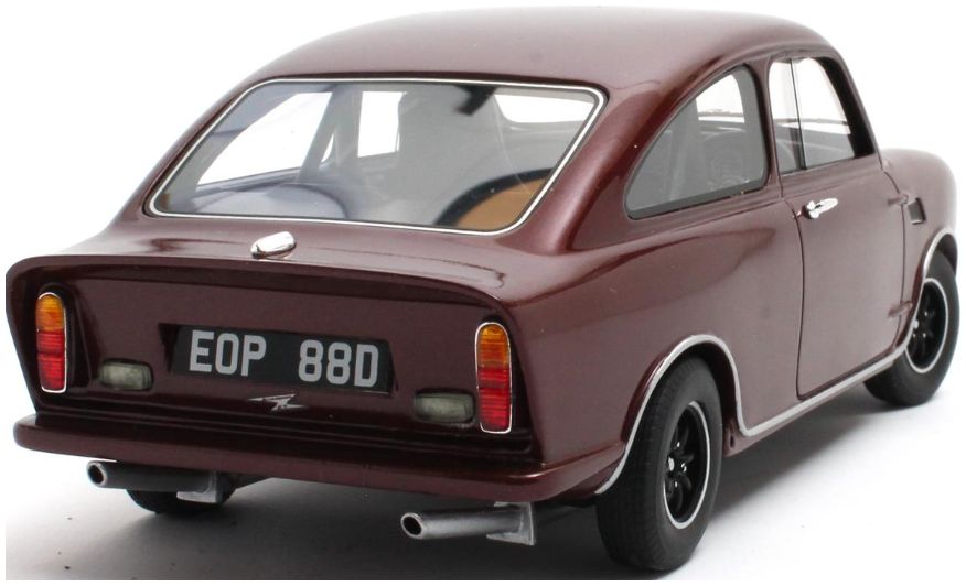 Mini Broadspeed Red Metallic 1:18th Scale Model by Cult Models