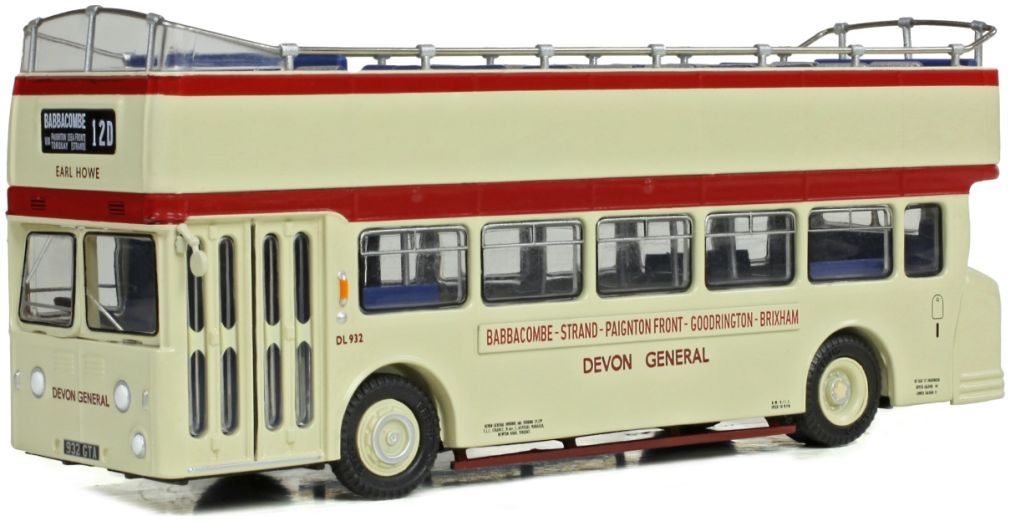 Leyland Atlantean Open Top Devon General "Sea Dog" Limited Edition Gift Set 1:76th Scale