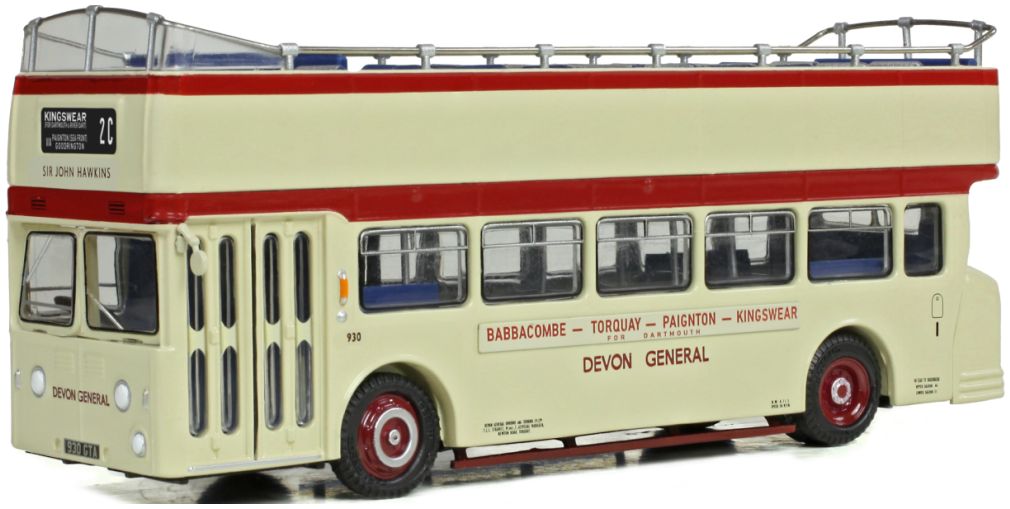 Leyland Atlantean Open Top Devon General "Sea Dog" Limited Edition Gift Set 1:76th Scale