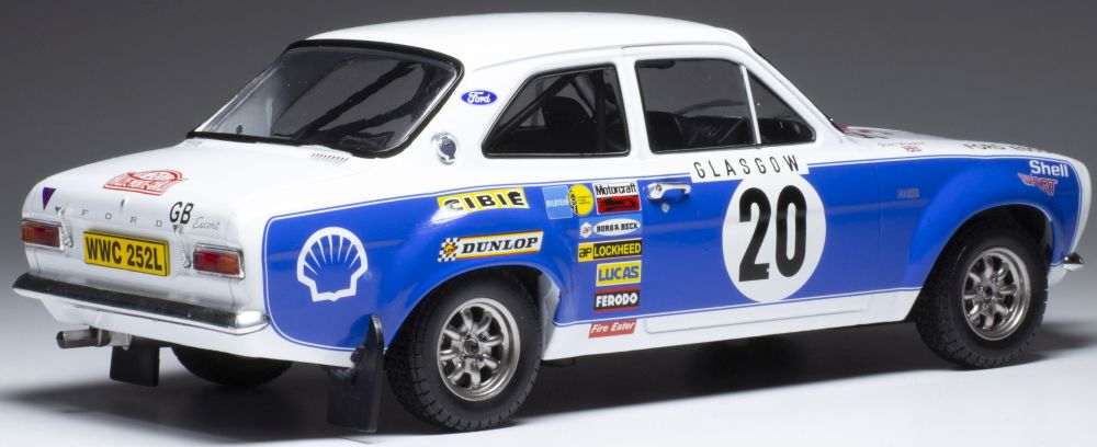 Ford Escort MK1 RS1600 #20 Rally Monte Carlo 1973 H.Mikkola/J.Porter 1:18th Scale