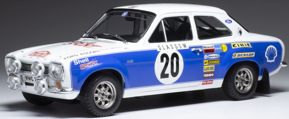 Ford Escort MK1 RS1600 #20 Rally Monte Carlo 1973 H.Mikkola/J.Porter 1:18th Scale