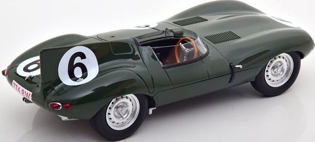 Jaguar D-Type Longnose #6 Winner 24h Le Mans 1955 1:18th Scale