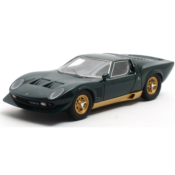 1:43 Scale Lamborghini Miura P400S Millechiodi Green 1969 Resin Model by Matrix