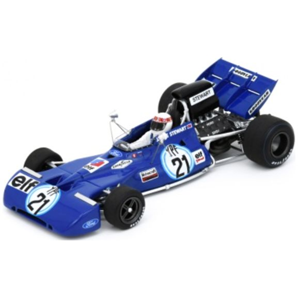 1:43 Scale Tyrrell 003 #21 Jackie Stewart Winner Argentinian GP 1972 by Spark Model