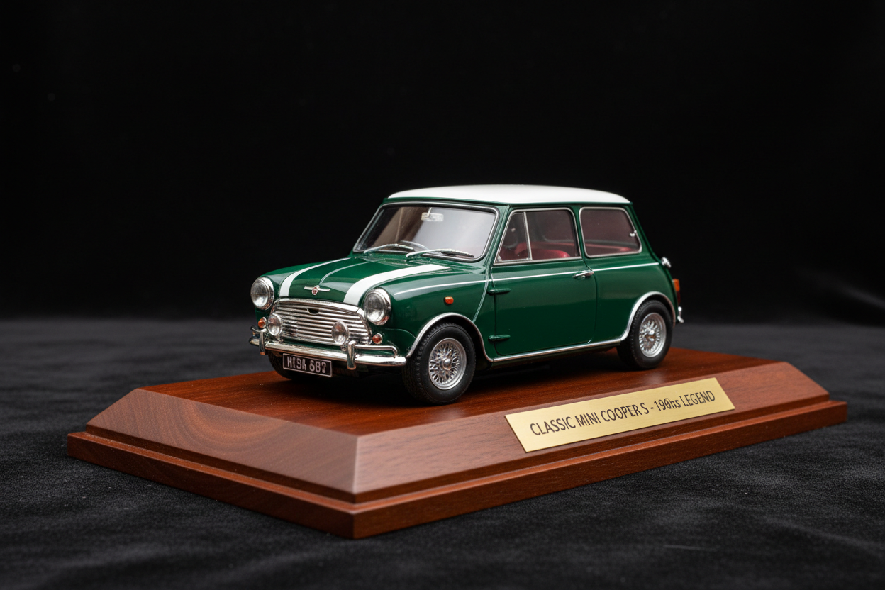 Classic Mini Cooper S on Plinth